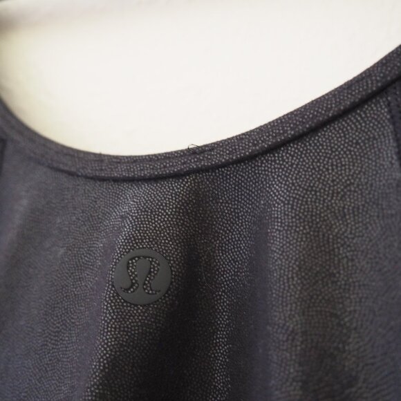 * Lululemon Align Long Sleeve Radiant Foil Shine Print Black Shirt sz 2 - Picture 8 of 11